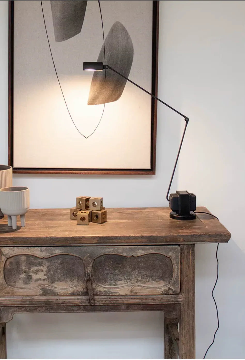 Modern Adjustable Swing Arm Italian Design Desk & Bedside Light