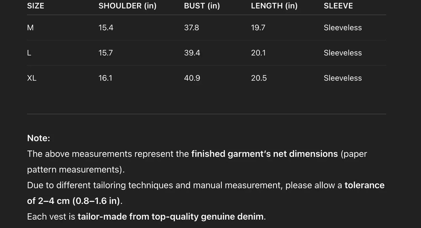 Flap Pocket Button Front Vest Denim Jacket