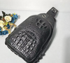 Genuine Crocodile Leather Chest Bag Sling Crossbody