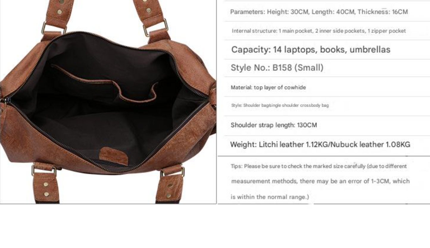 Genuine Cowhide Leather Suede Women’s Crossbody Shoulder Bag