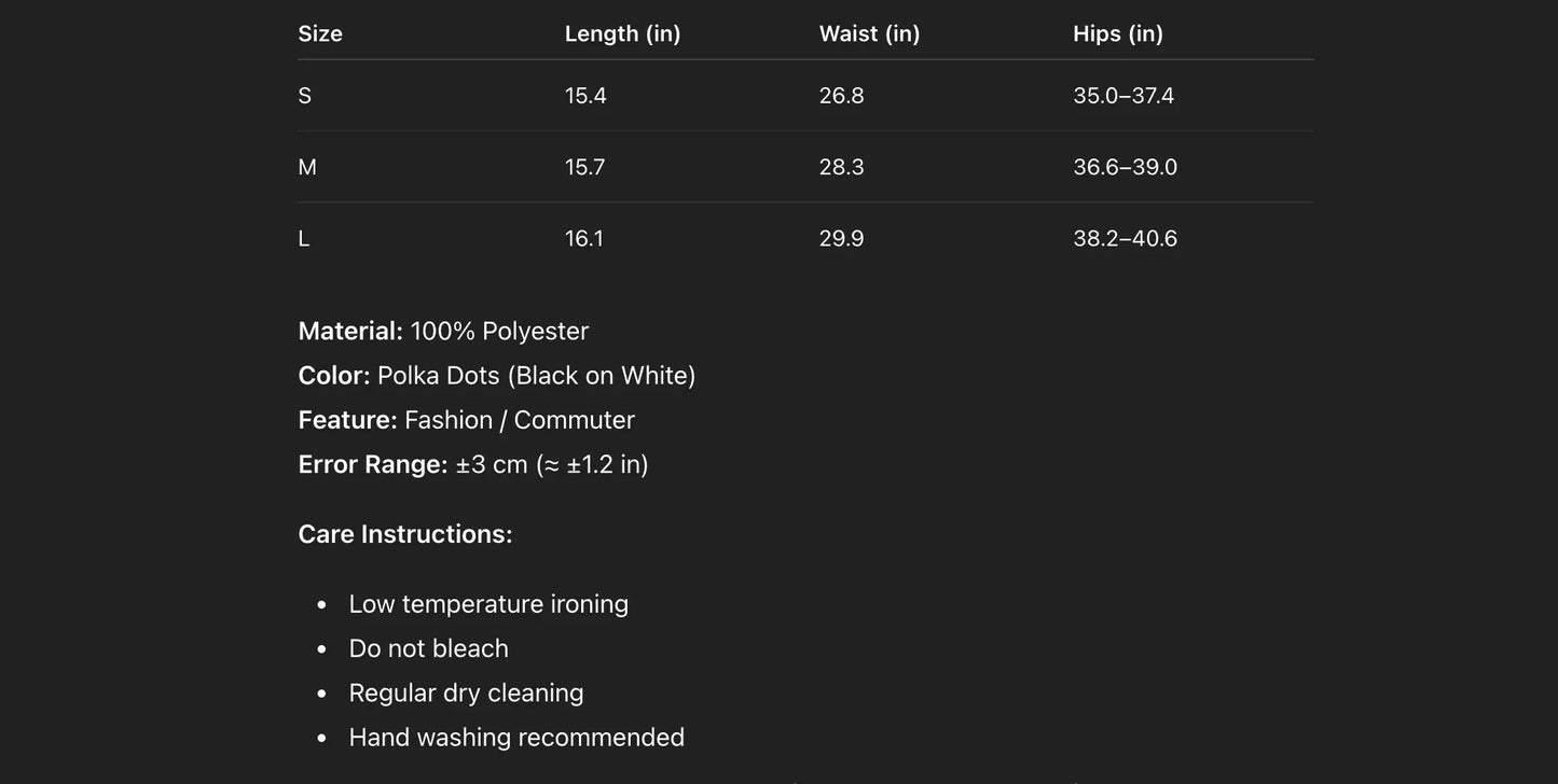 Women Flower Polka Dot Bubble Mini High Skirt