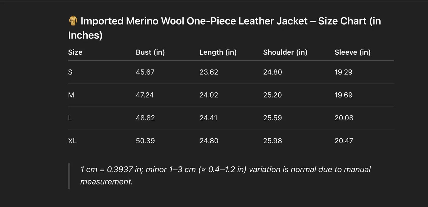 Women Shearling Leather Jacket Real Wool Lining