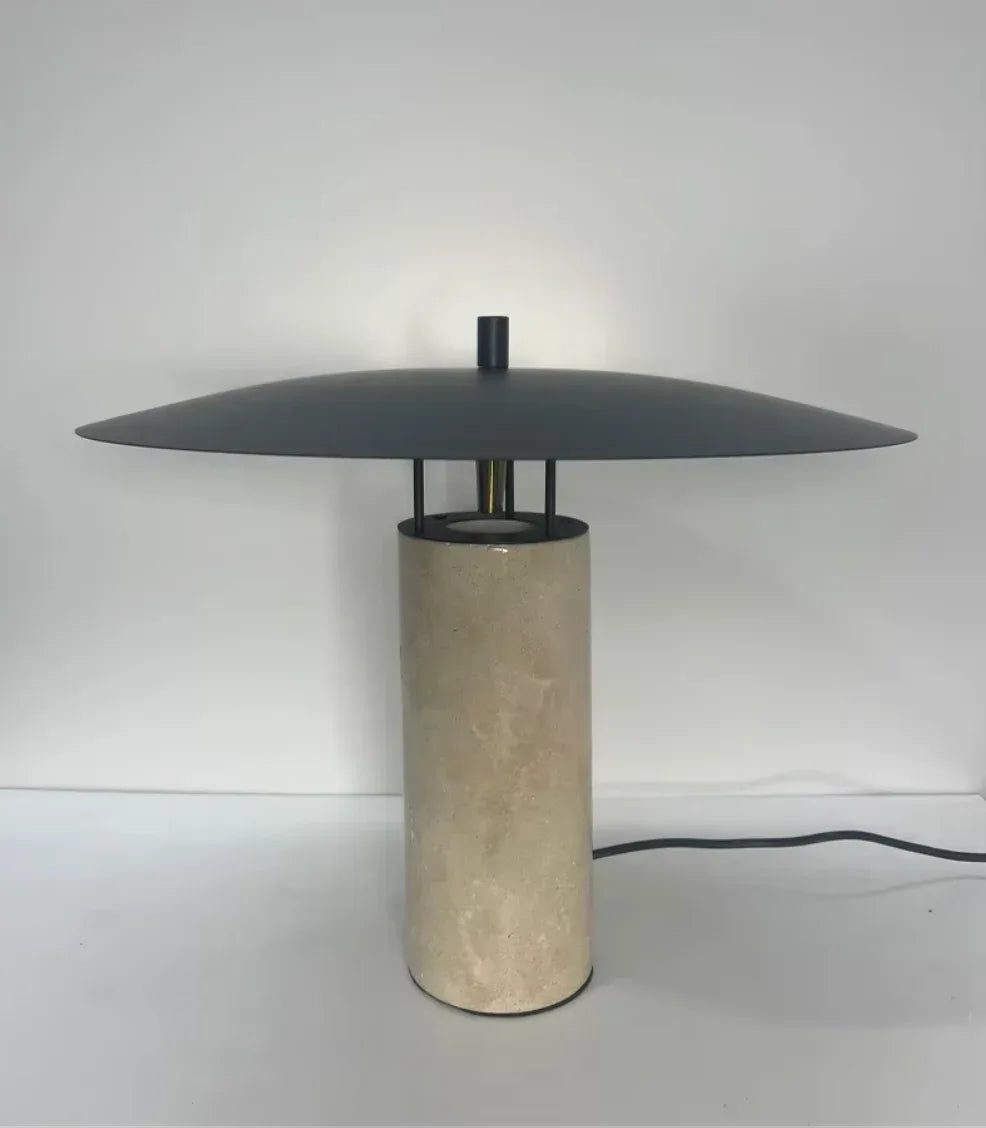 Nordic postmodern travertine table lamp