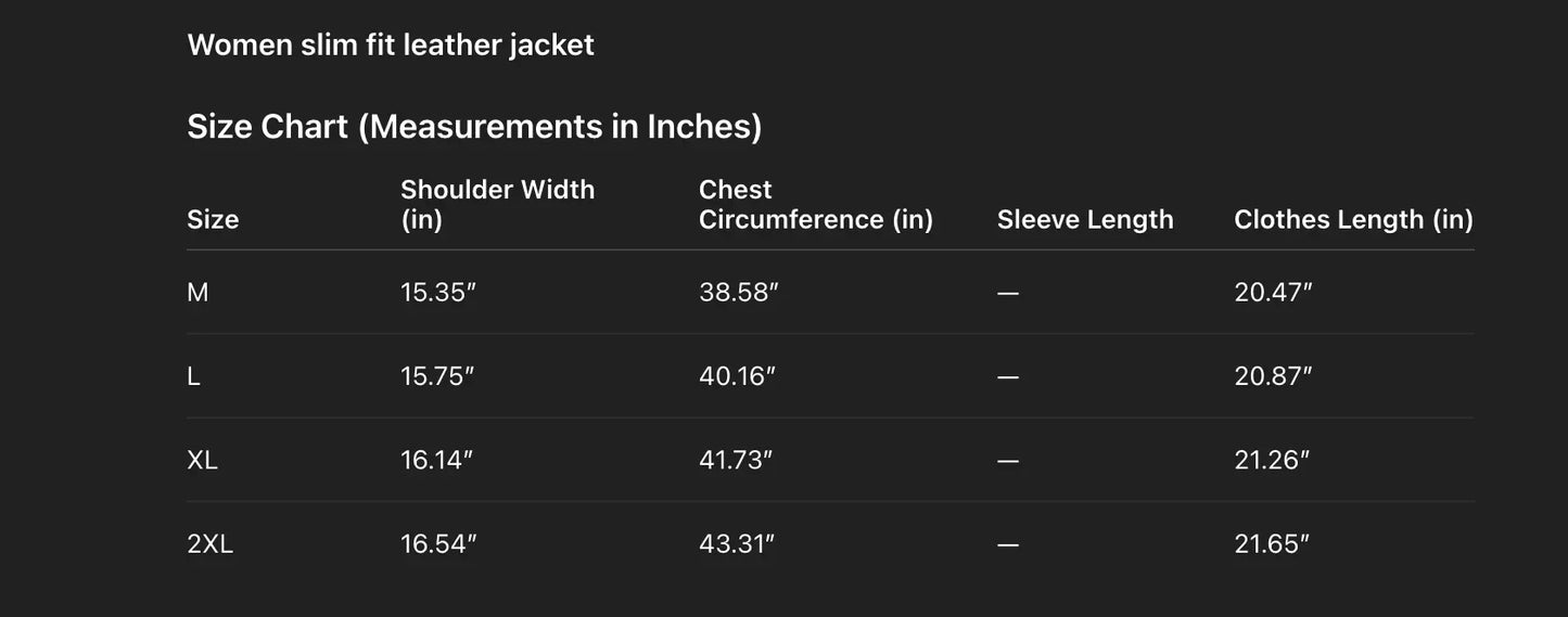 Women slim fit sheepskin biker leather jacket