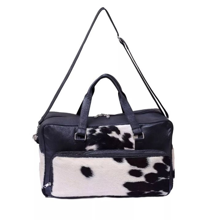 Exotic Cowhide Luggage Bag
