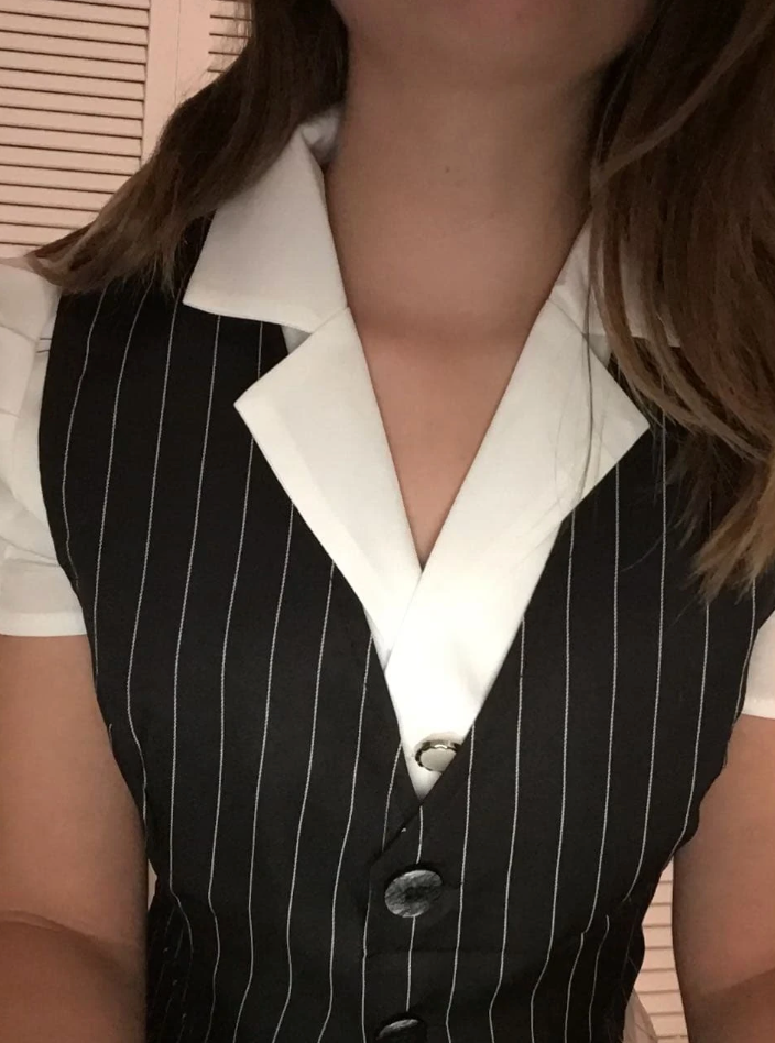 Black Striped Vest Blazer