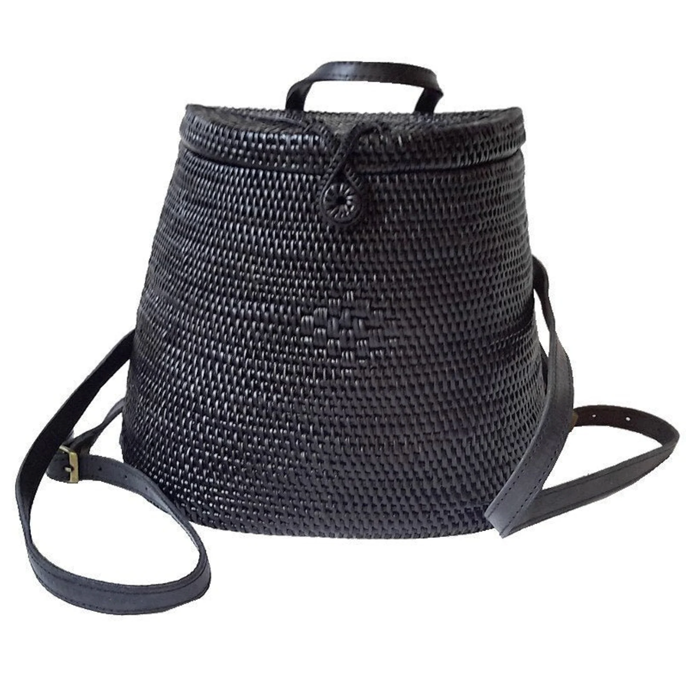 Natural Wicker Rattan Bali Backpack