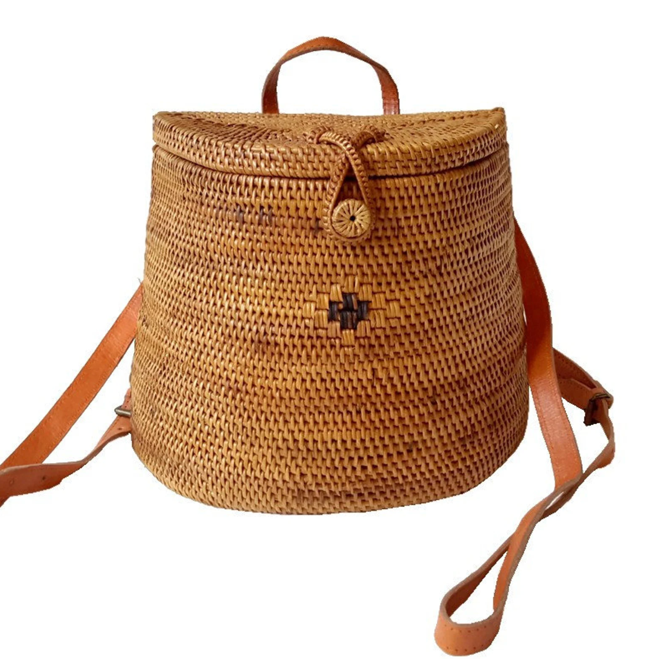 Natural Wicker Rattan Bali Backpack
