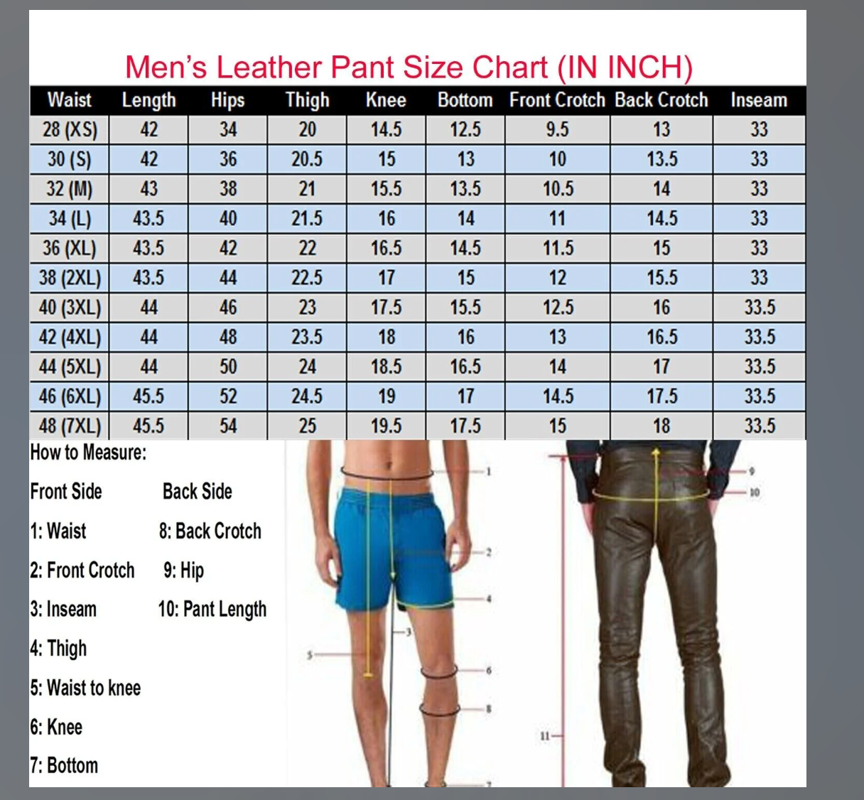 brown men cowhide pants