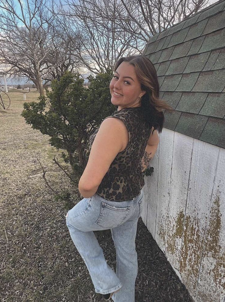 Sleeveless Lace-Up Denim Top