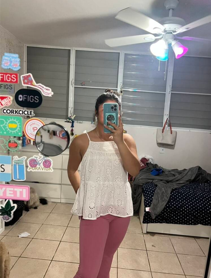 Ruffle Hem Cami Top