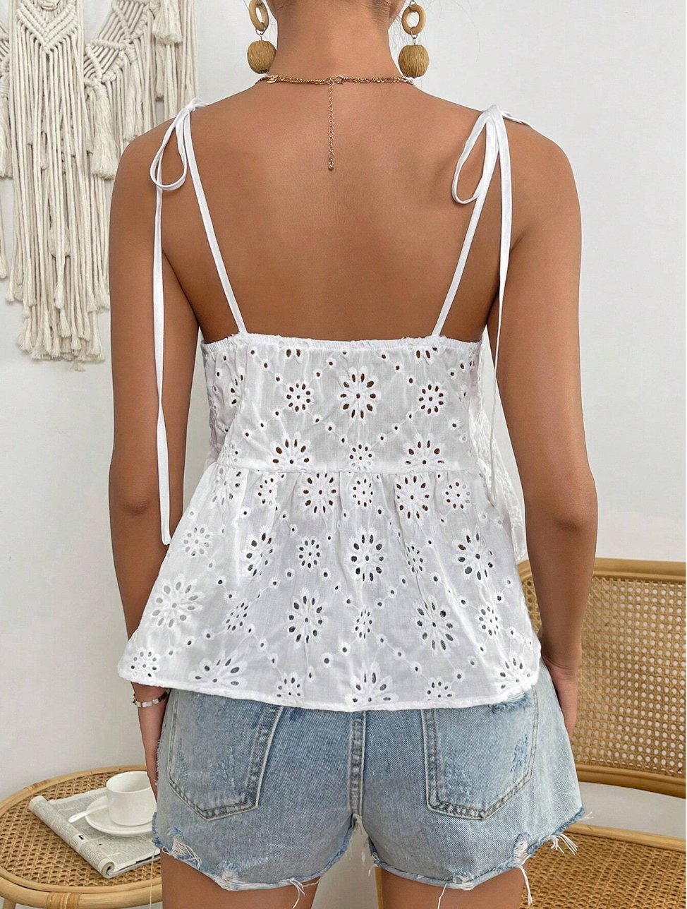 Ruffle Hem Cami Top
