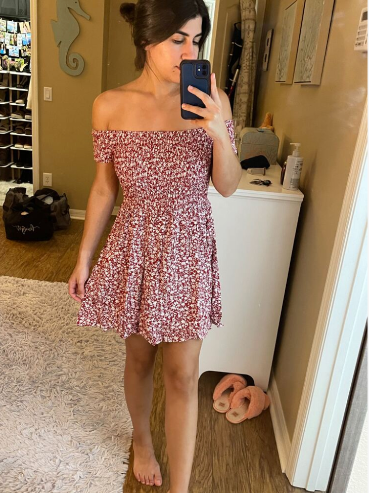 Summer Beach Off Shoulder Dress