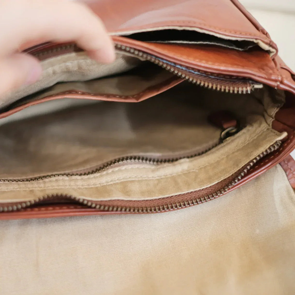 genuine leather women crossbody sling bag