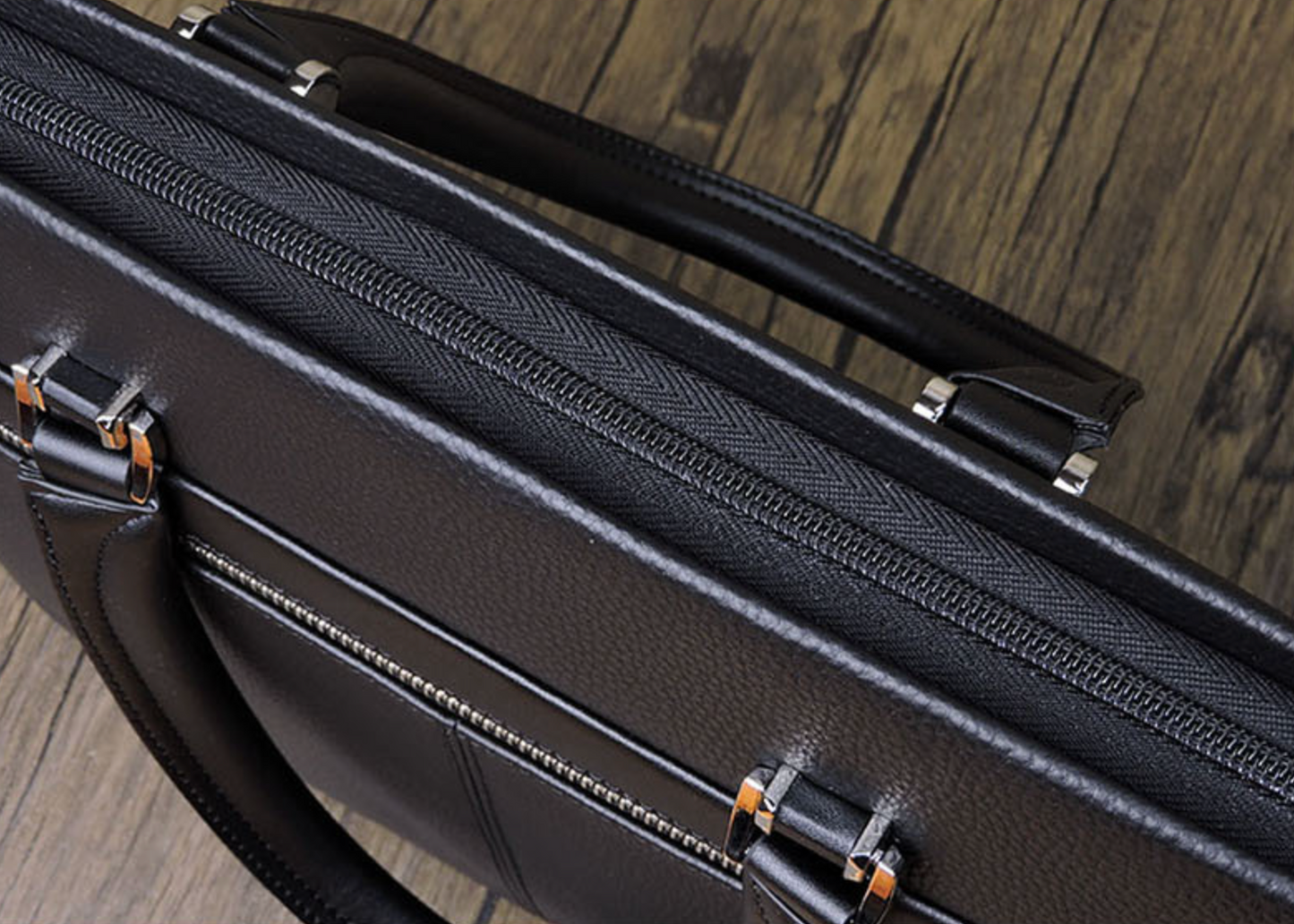 Leather Business Briefcase Messenger Bag