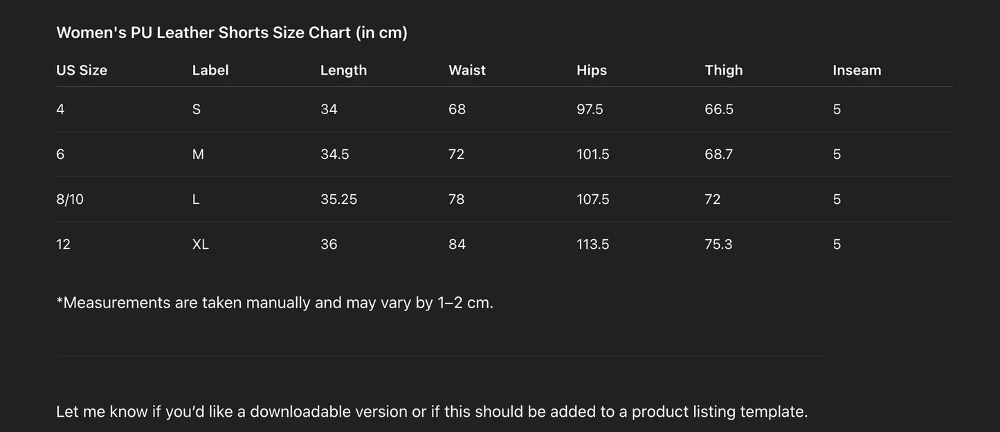 High Waisted Women Party Shorts