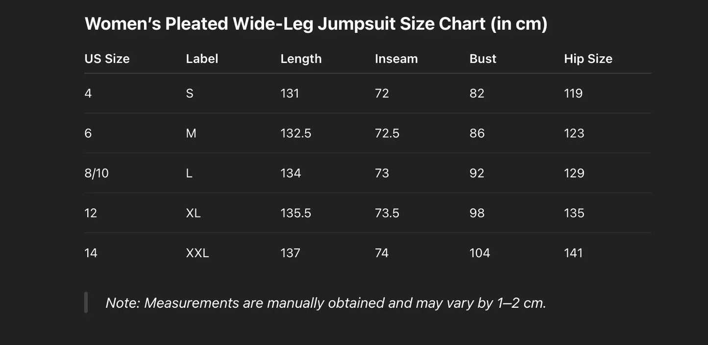 Women’s Yellow Pleated Wide-Leg Jumpsuit