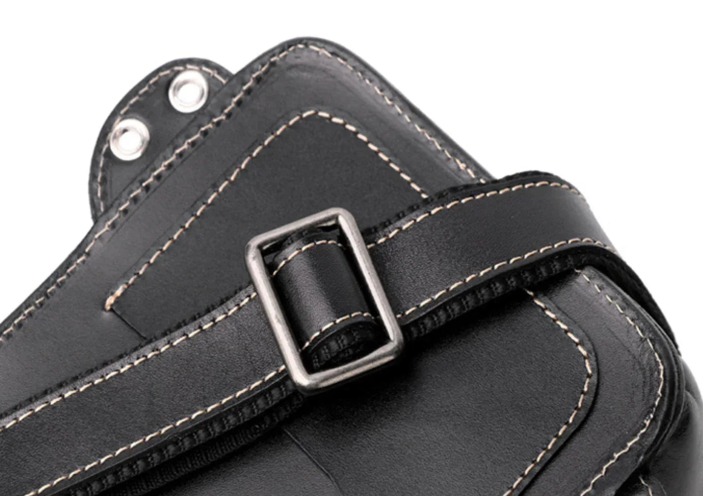 Hand Carved Leather Chest Bag for Men