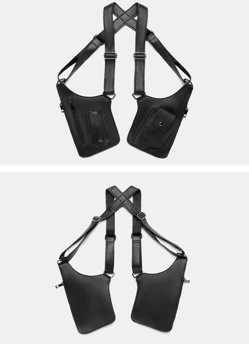Faux Leather Anti Theft Shoulder Holster Bag