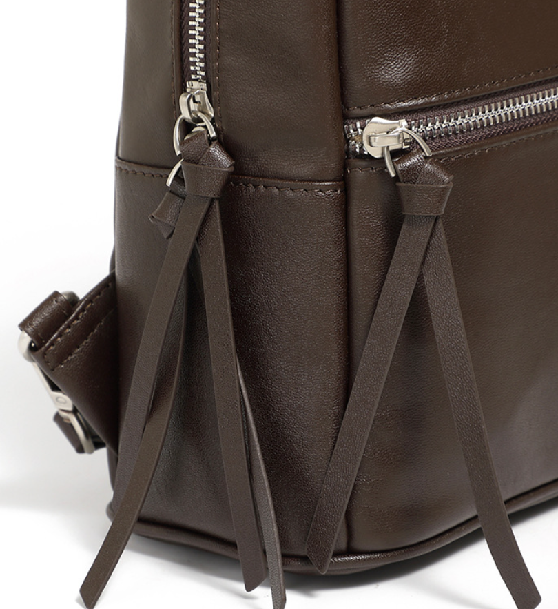 Leather Backpack Women Genuine Cowhide