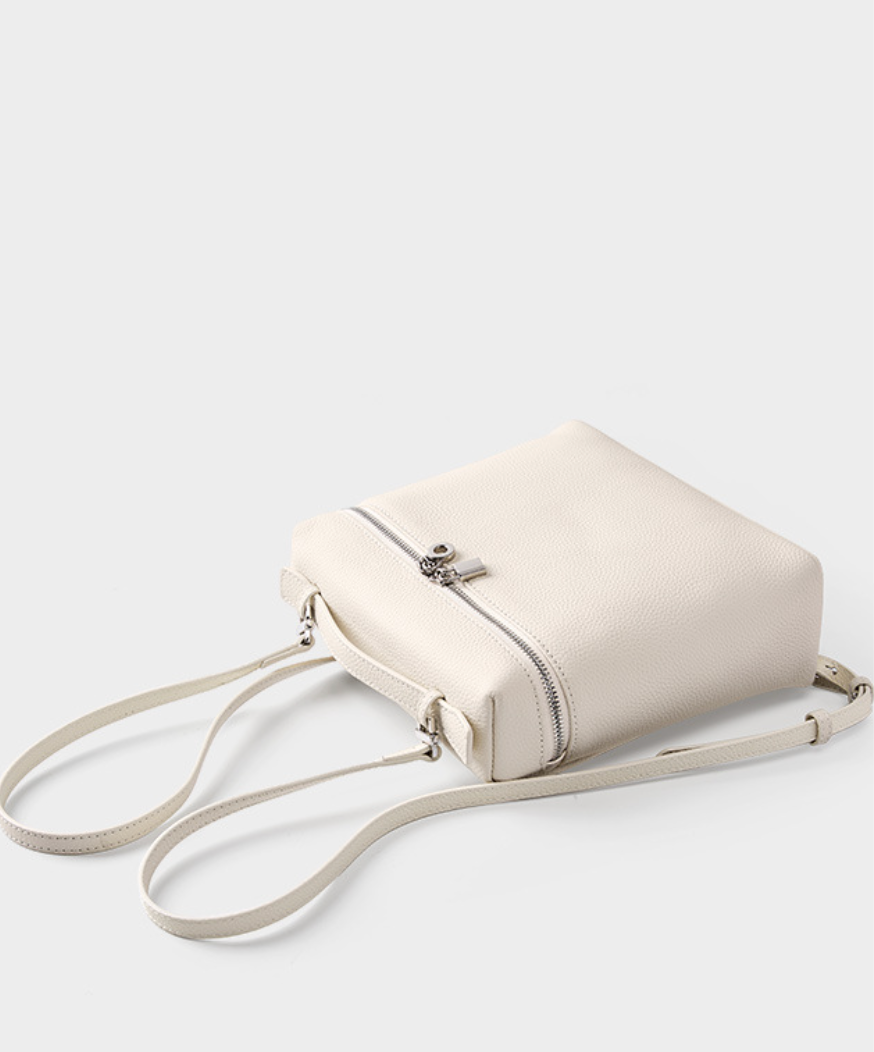 Leather Backpack for Women with Adjustable Straps