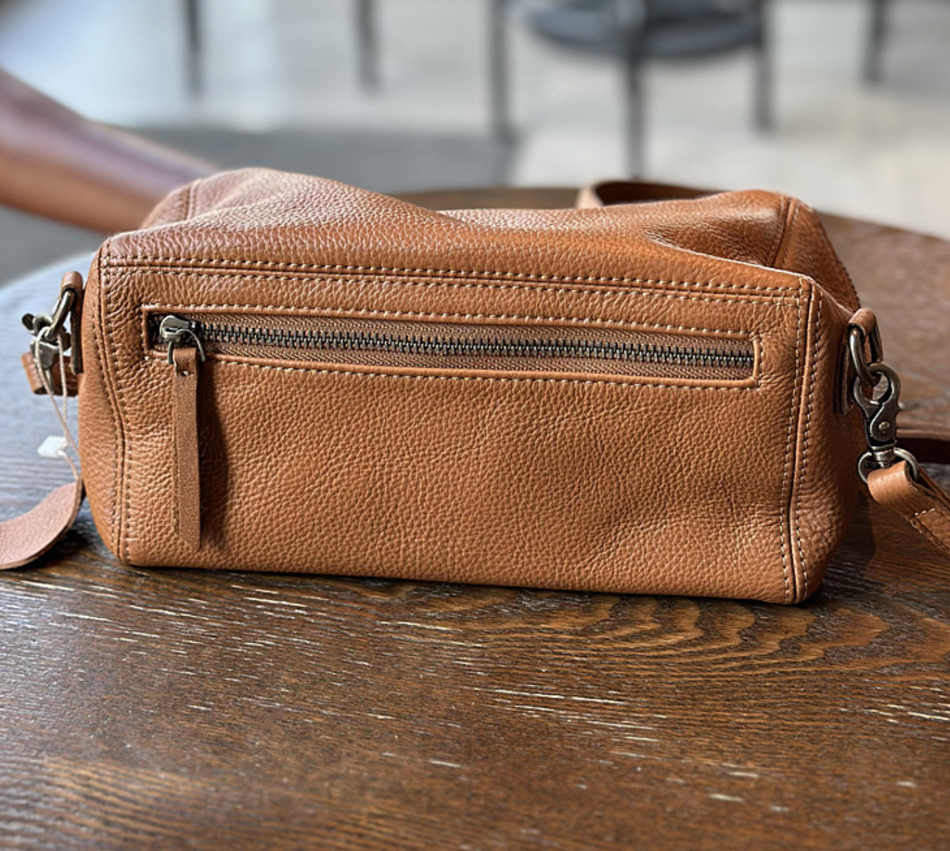 Genuine Leather Crossbody Toast Bag for Women