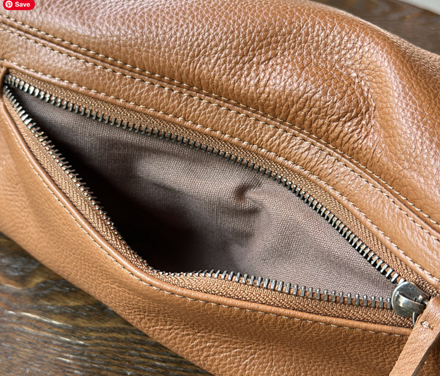 Genuine Leather Crossbody Toast Bag for Women