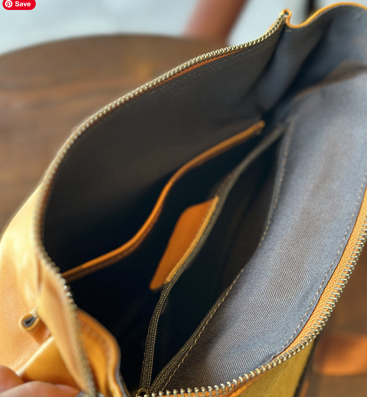 Leather Backpack Women Laptop & Office Use