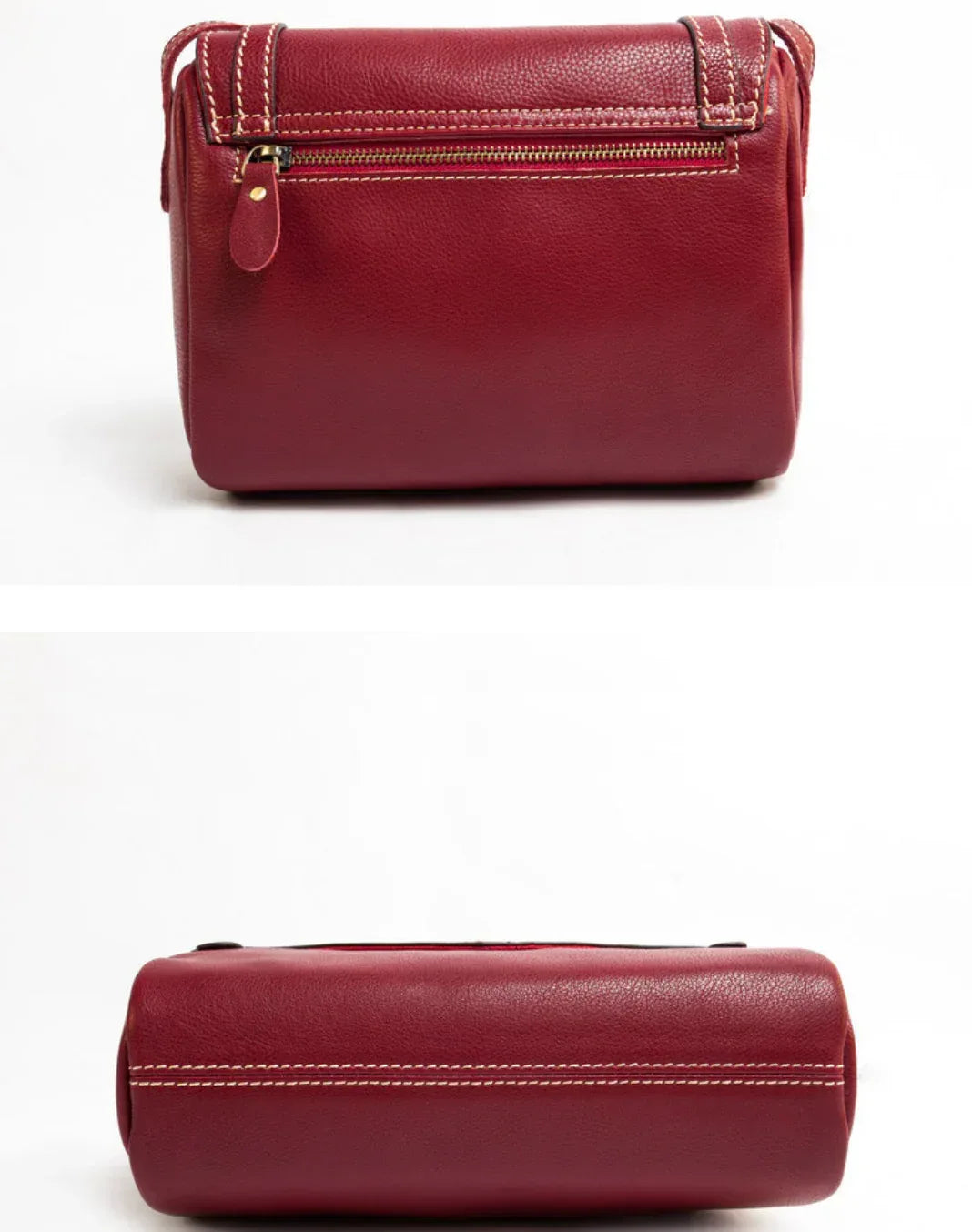 Women Leather Messenger Crossbody Office Bag