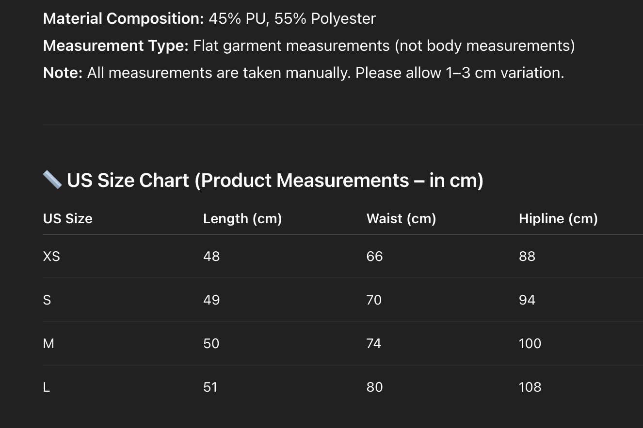 Black PU Leather Midi Pencil Skirt with Buttons and Front Pockets