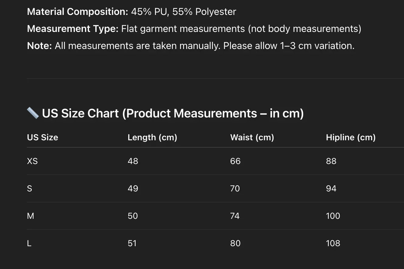 Black PU Leather Midi Pencil Skirt with Buttons and Front Pockets