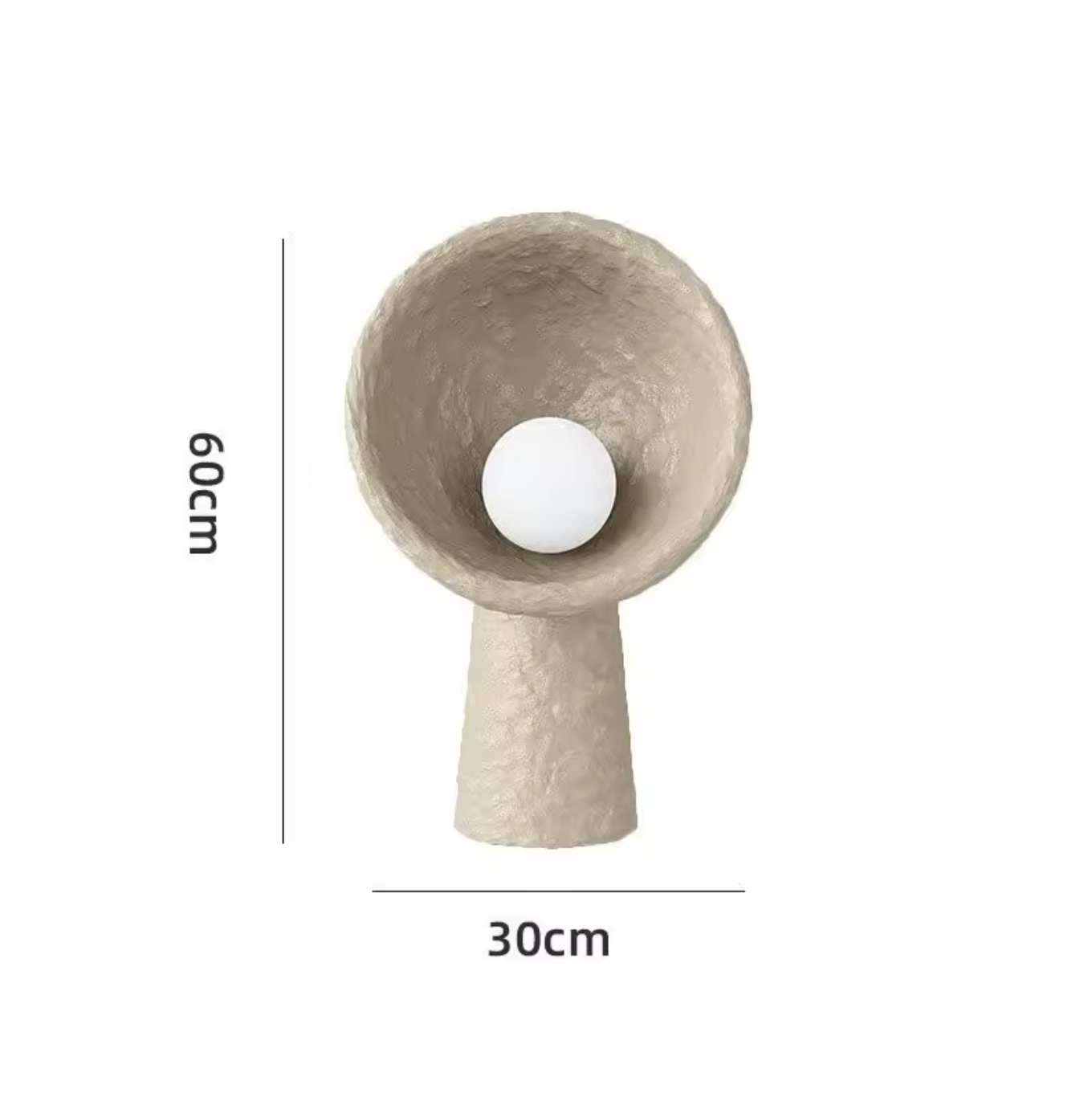 Wabi Sabi Sculptural LED Floor Lamp