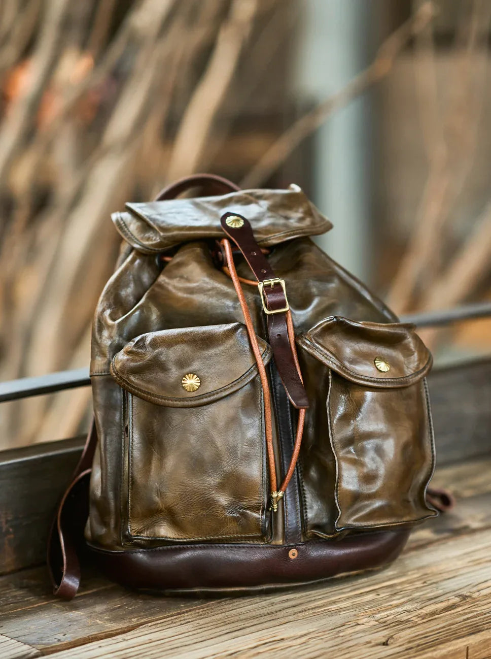 Men’s Leather Backpack for Travel And Office