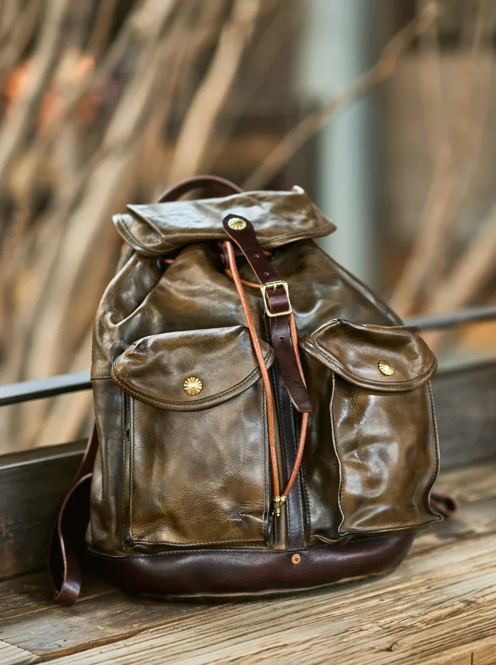 Men’s Leather Backpack for Travel And Office