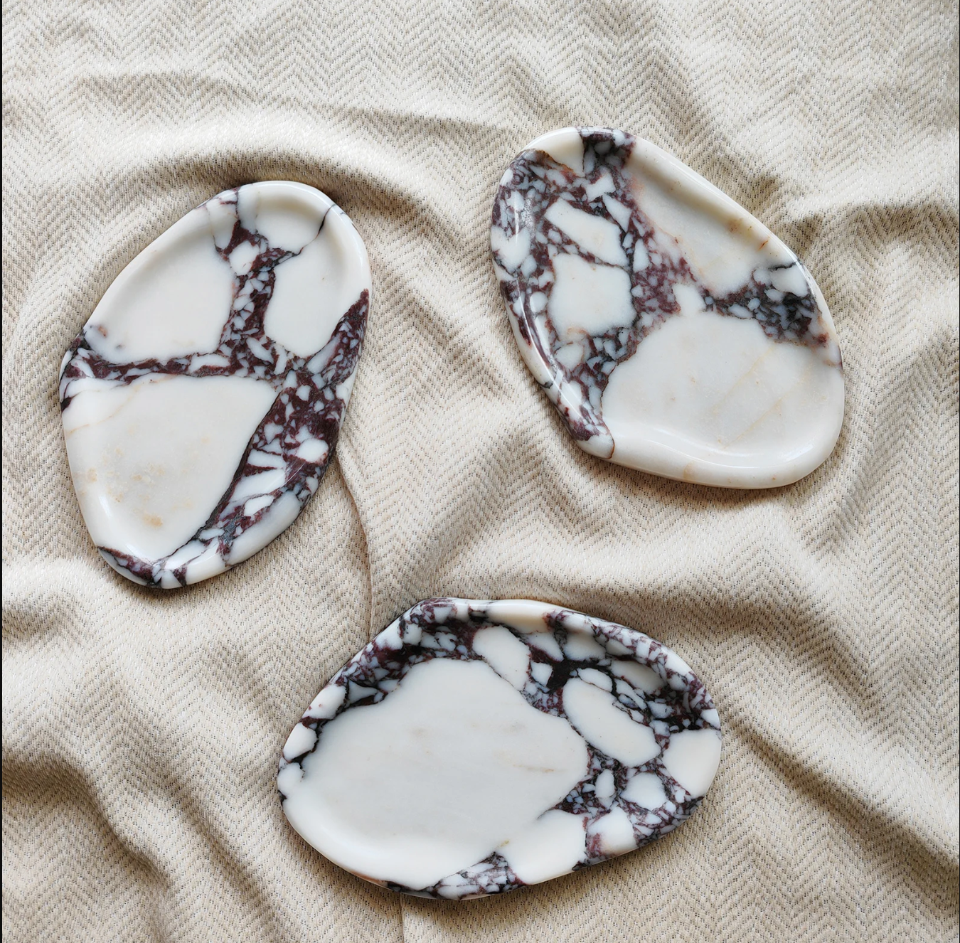Natural Marble Tray for Jewelry & Home Decor