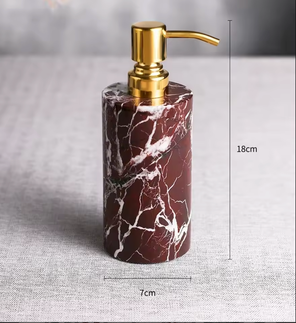 Luxury Natural Marble Bathroom Accessories Set for Home & Hotel Vanity