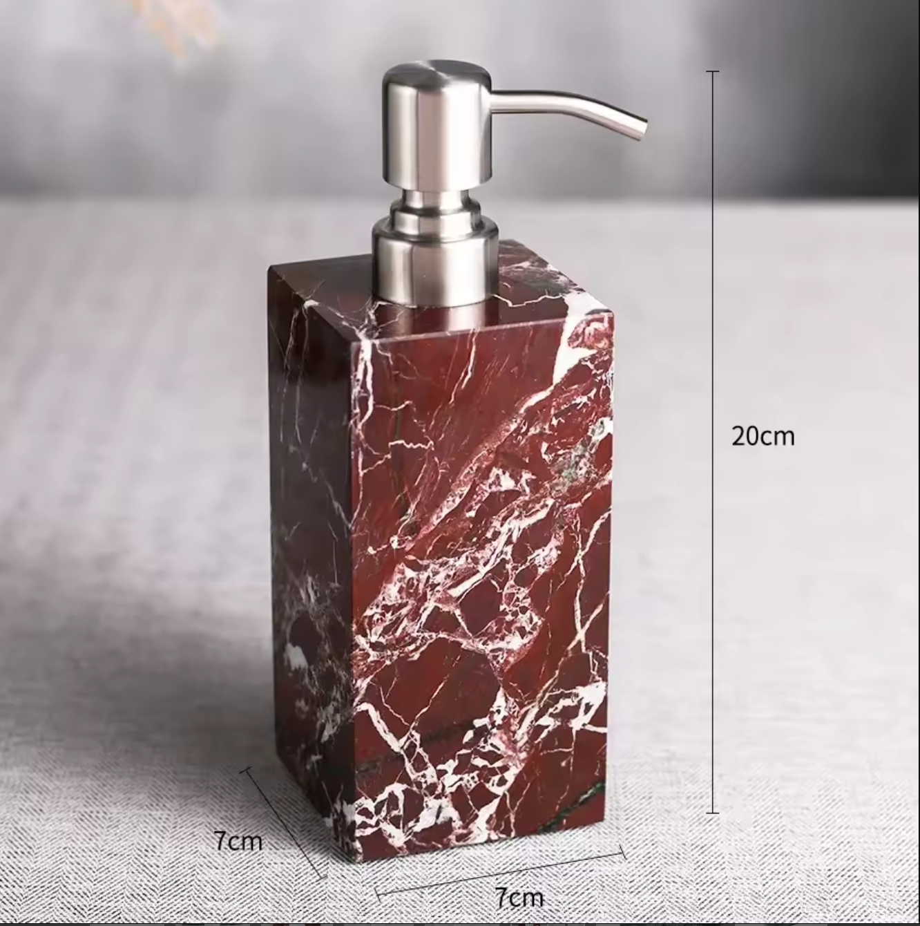 Luxury Natural Marble Bathroom Accessories Set for Home & Hotel Vanity