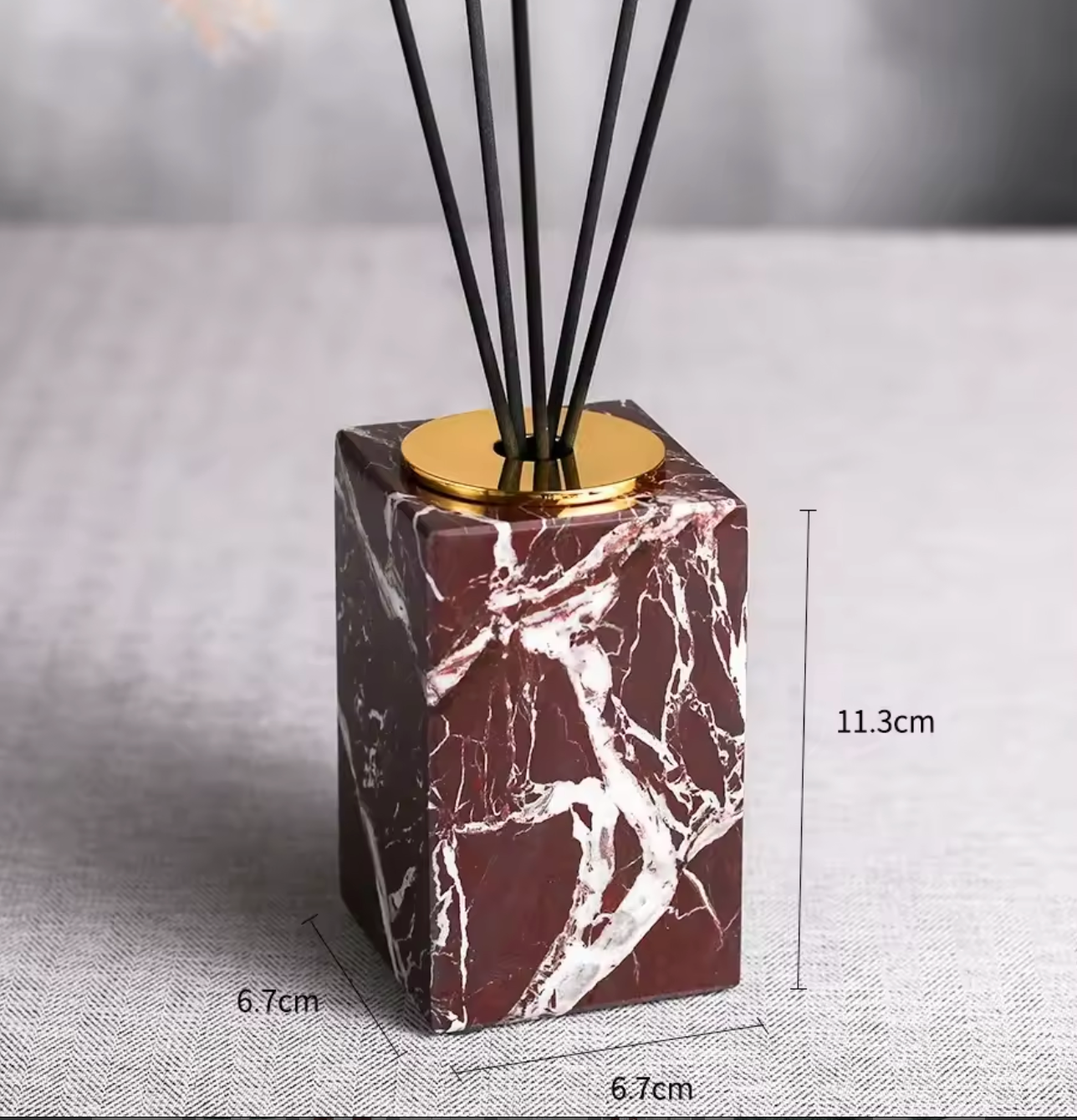 Luxury Natural Marble Bathroom Accessories Set for Home & Hotel Vanity