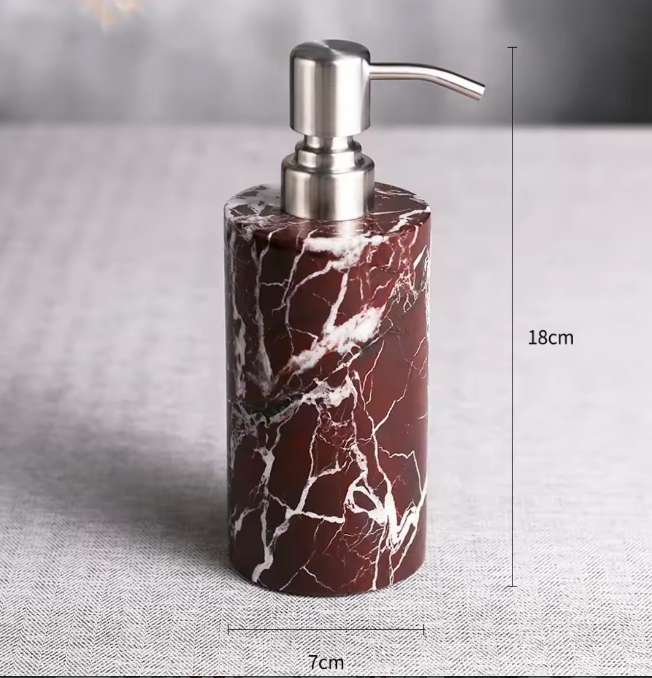 Luxury Natural Marble Bathroom Accessories Set for Home & Hotel Vanity