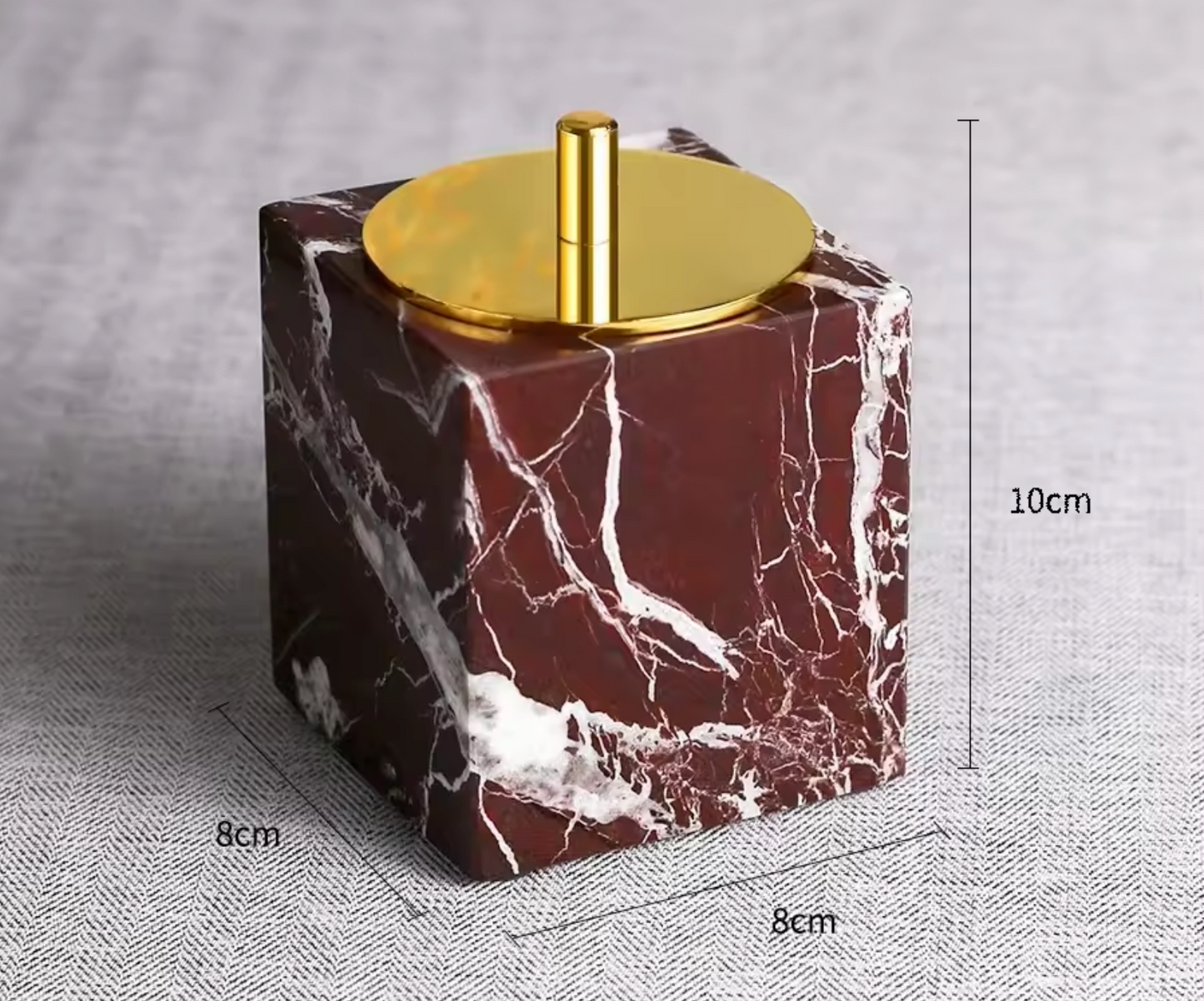 Luxury Natural Marble Bathroom Accessories Set for Home & Hotel Vanity