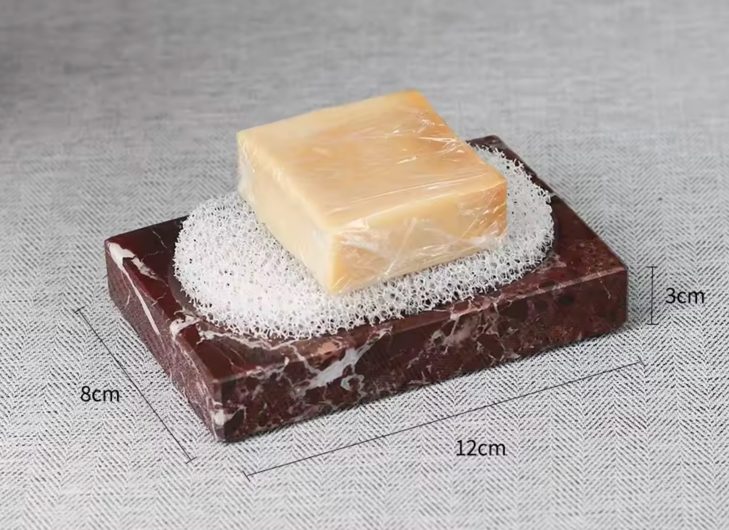 Luxury Natural Marble Bathroom Accessories Set for Home & Hotel Vanity