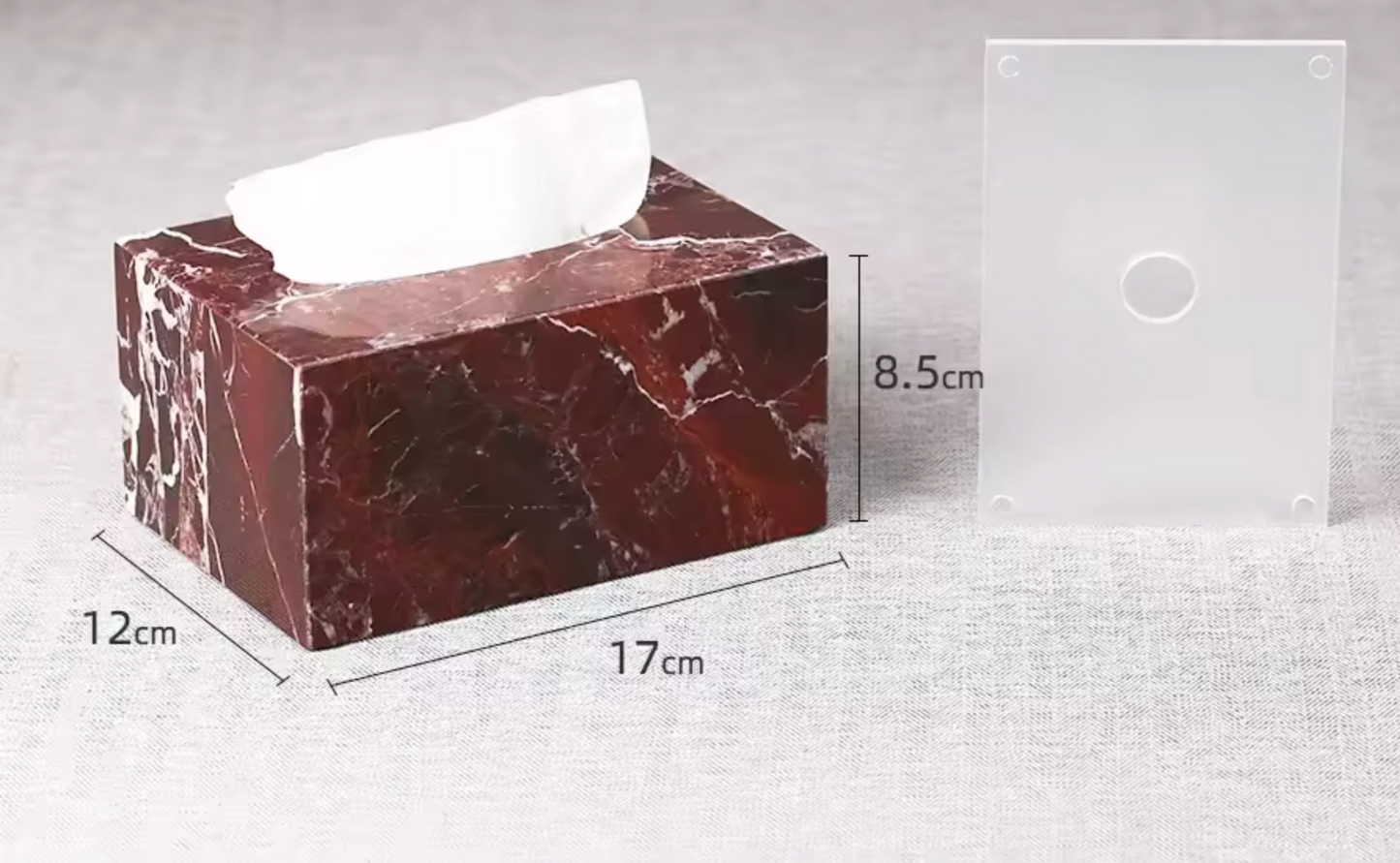 Luxury Natural Marble Bathroom Accessories Set for Home & Hotel Vanity