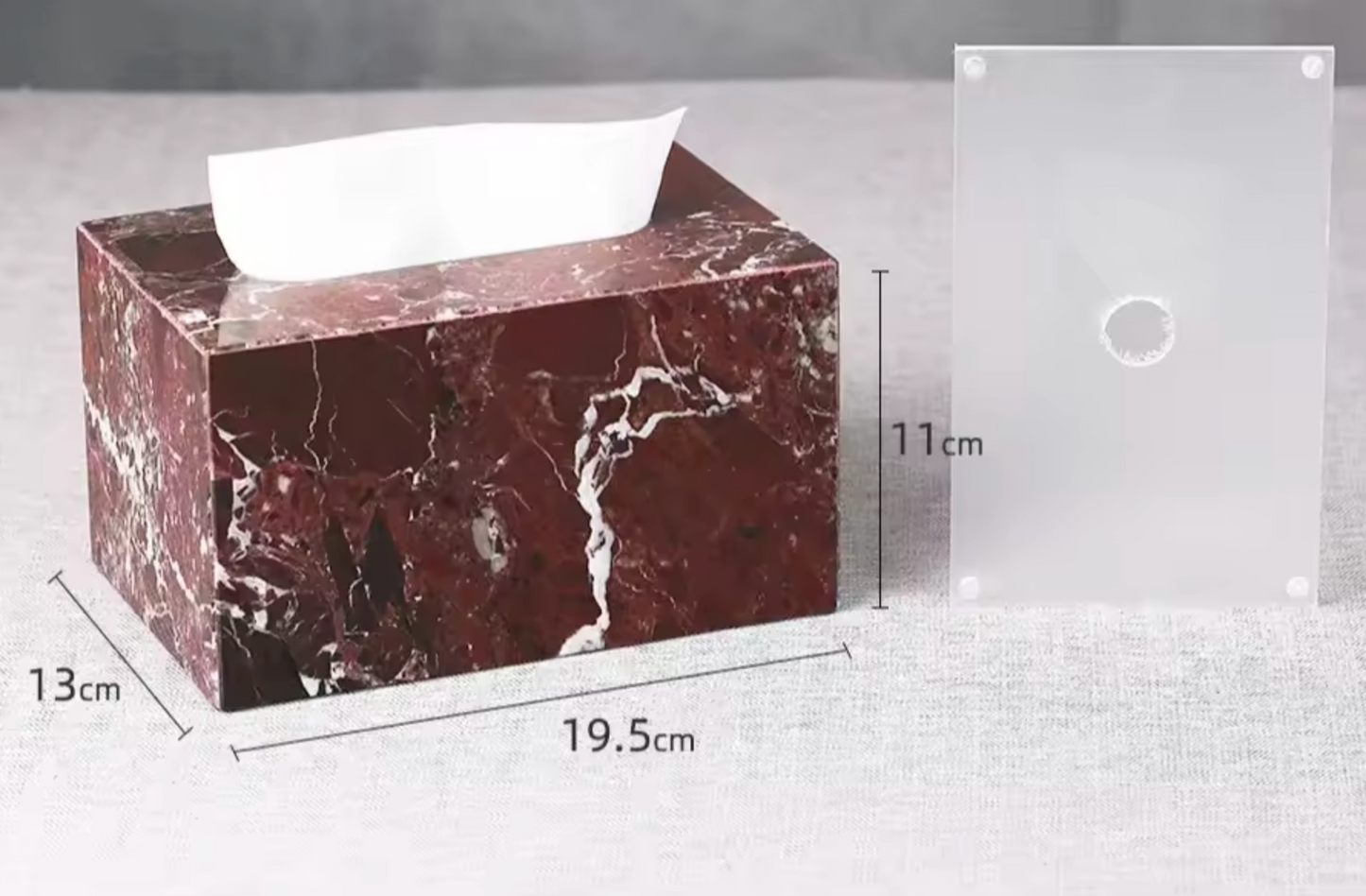 Luxury Natural Marble Bathroom Accessories Set for Home & Hotel Vanity