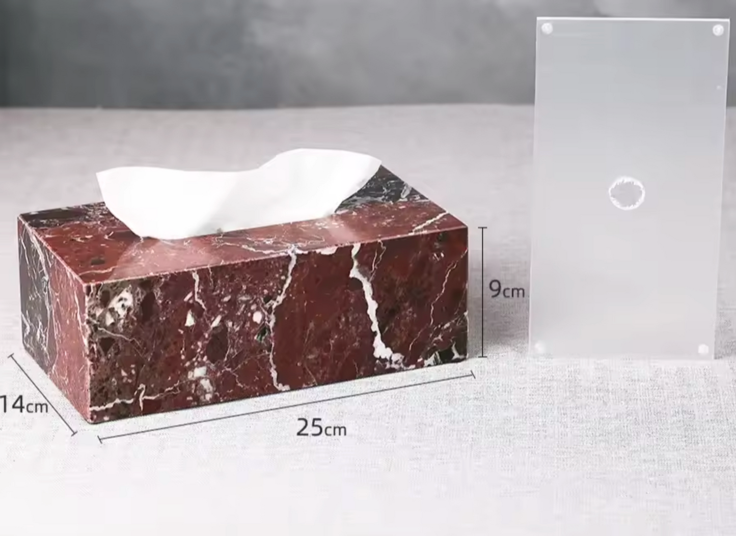 Luxury Natural Marble Bathroom Accessories Set for Home & Hotel Vanity
