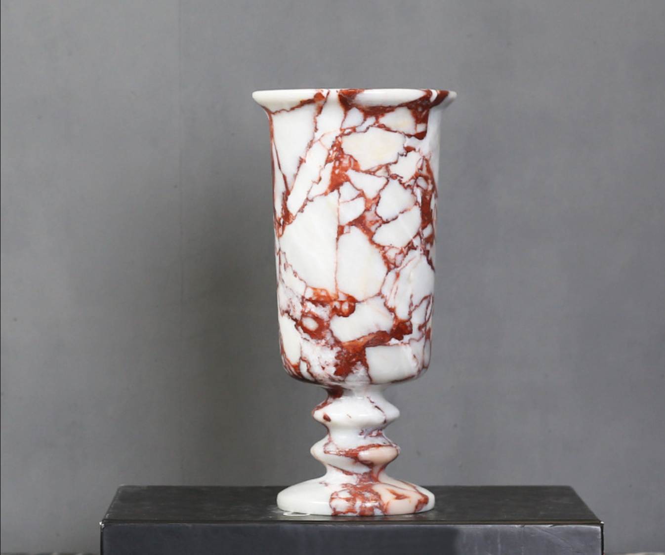 Real Marble Flower Vase for Living Room, Office & Hotel