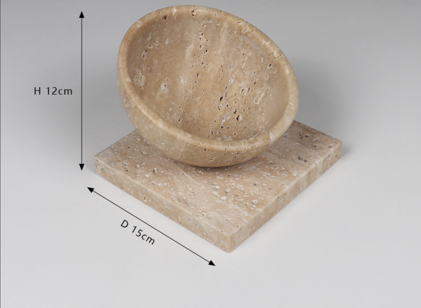 European Natural Marble Flower Pot Succulent Planter with Base
