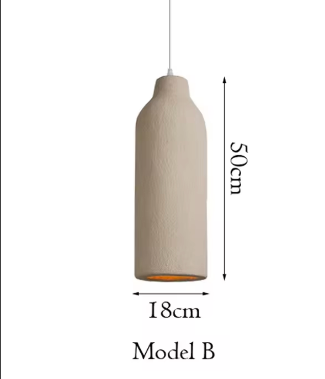 Japanese Wabi Sabi Pendant Ceiling Lamp Dining Room Chandelier