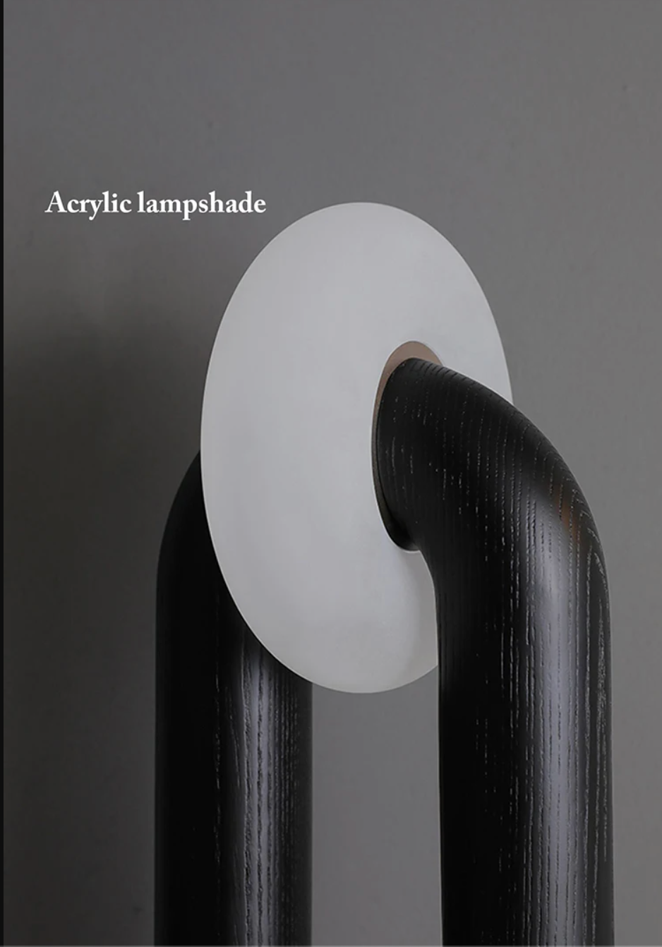 Vintage Solid Wood LED Table Lamp Dimmable Touch Control