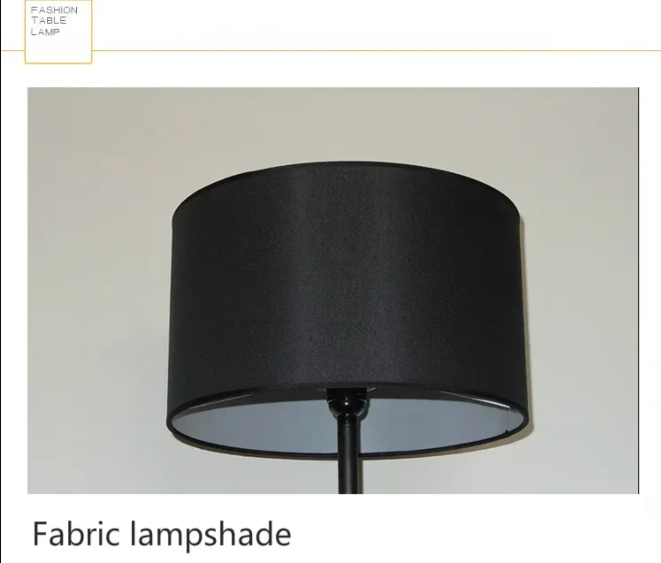 Modern Floor Lamp Nordic Metal Standing Lamp with Fabric Shade