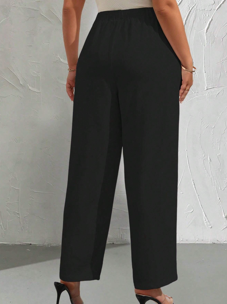 high waisted white dress pants women